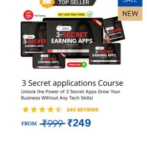 3 Secret Applications Course